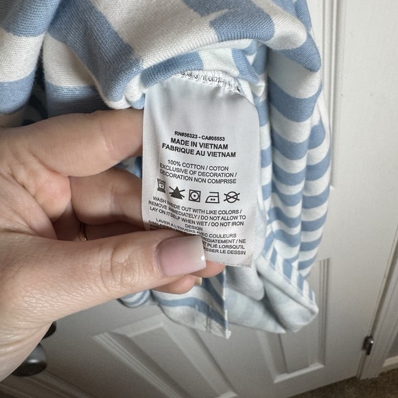 Nike Femme Cami Dress XL Stripe Americana Preppy USA Sporty Preppy Y2K - Picture 5 of 6